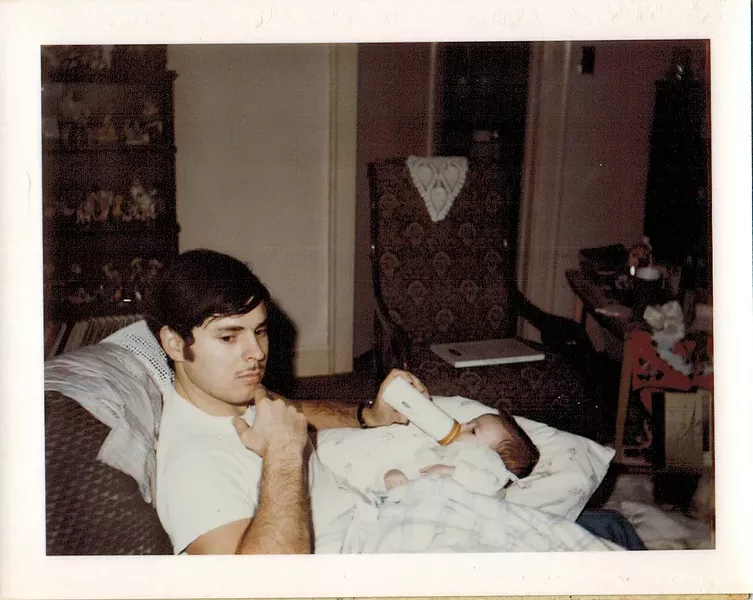 Growing up, Kallen (pictured here as an infant) decided early to flee Franklin County's intolerance. Ken, though, refused to leave his home.