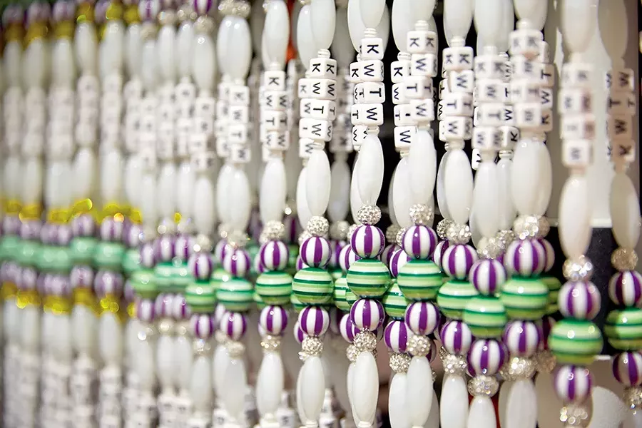Auntie M’s creations are the ultimate Mardi Gras status symbol. - THEO WELLING