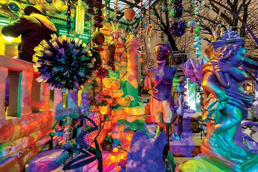 It will take more than one visit to see all the art at Venice Cafe. - RYAN GINES