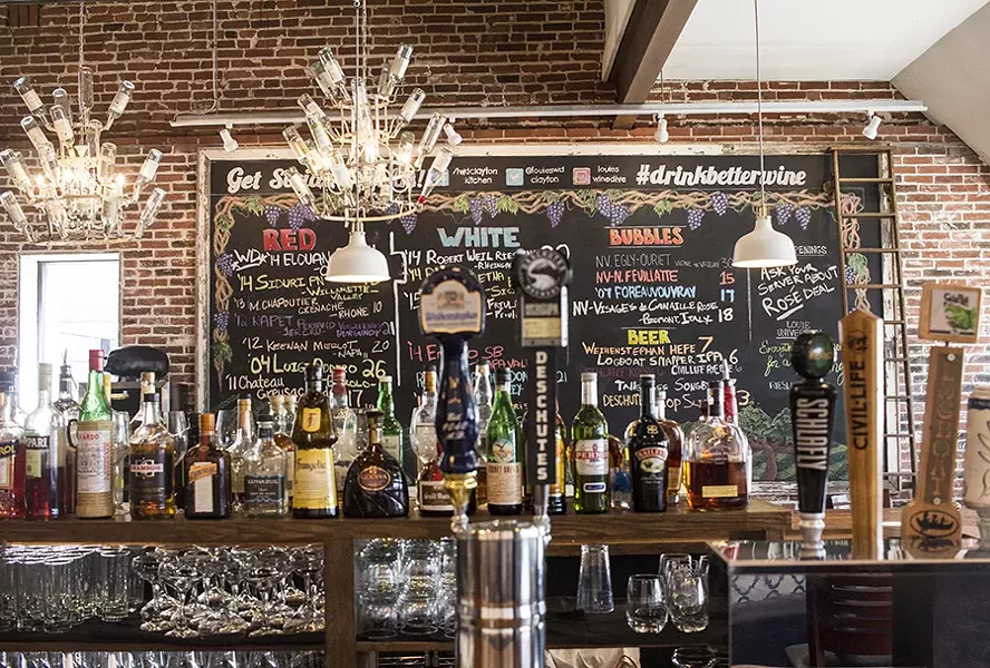 Specials are listed on a chalk board. - PHOTO BY MABEL SUEN