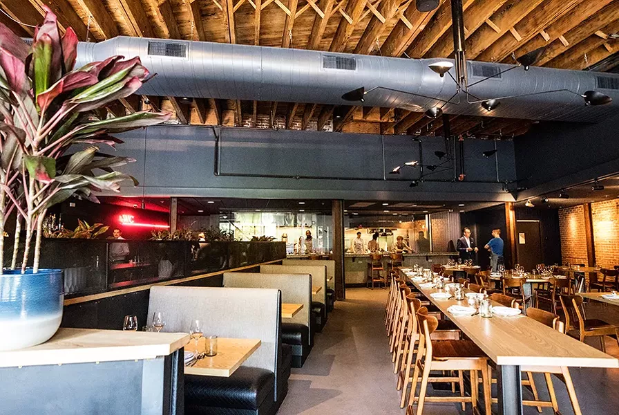 The dining area and kitchen fill what was previously the Live Juke Joint Dueling Piano Bar. - MABEL SUEN