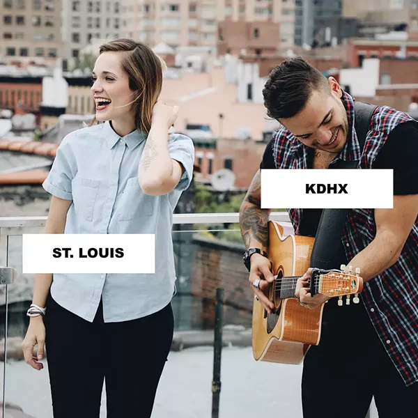 KDHX apologized in January for a meme in which St. Louis is depicted as a bashful white woman. - SCREENSHOT