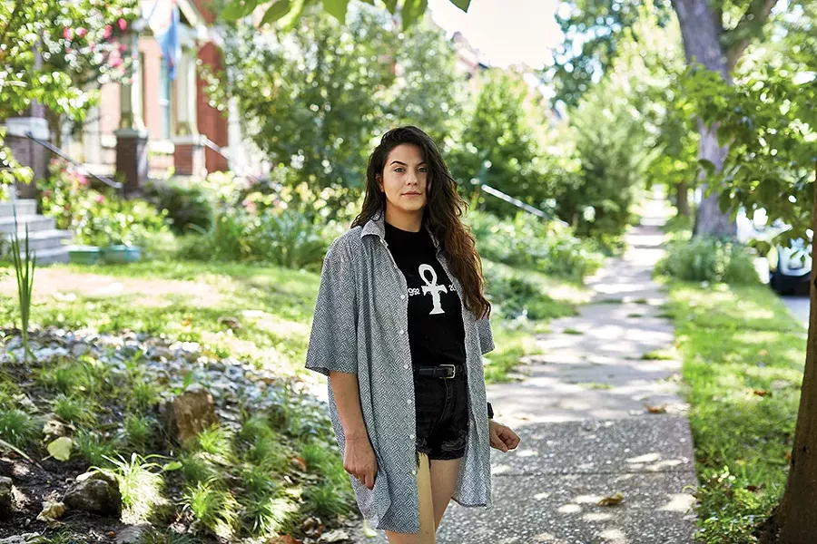 Saylor Surkamp says she was hired at KDHX as a full-time employee, but when she inquired about benefits, her hours were cut back. - THEO WELLING