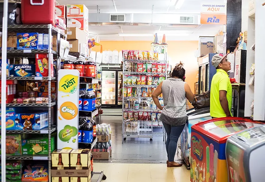 Malintzi still operates as a grocer first, with a butcher shop and fresh produce on site. - MABEL SUEN