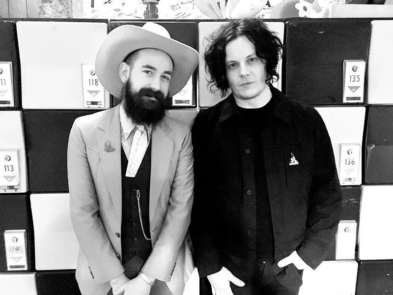 As Pokey LaFarge’s frequent photographer, Burrell has spent a fair amount of time with Ryan Koenig and Jack White. - NATE BURRELL
