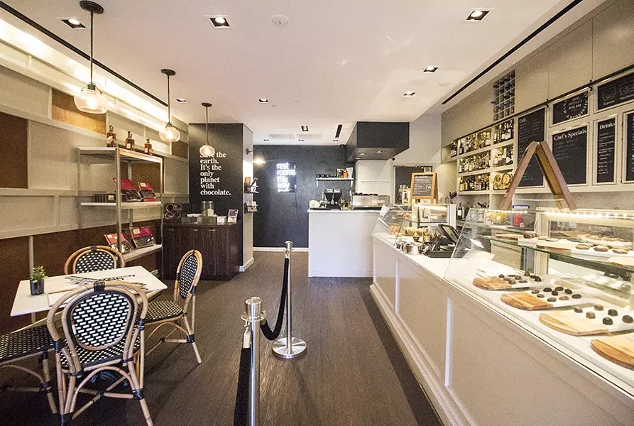 Sweet treats are available at the counter. - MABEL SUEN