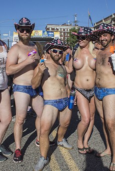 Image from the World Naked Bike Ride 2017