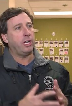 Former STL County Executive Steve Stenger touted his shelter's now-disputed drop in euthanasia rate.
