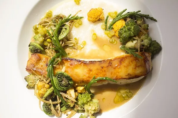 Polite Society's lacquered halibut. - MABEL SUEN