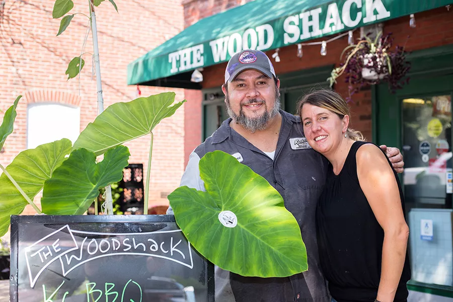 Co-owner Chris Delgado and Hope Blumeyer. - MABEL SUEN