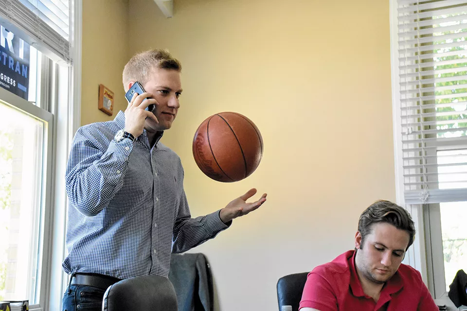 VanOstran spends about 30 hours per week calling potential donors to raise enough money to compete. - DOYLE MURPHY