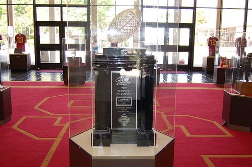 USC's 2004 BSC trophy. - IMAGE VIA