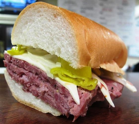 THE HOT SALAMI SANDWICH AT GIOIA'S. | ALEX DONLEY