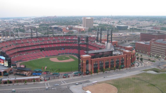 View of Busch Stadium from Three Sixty.
