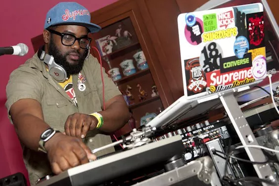 DJ Needles in 2012. - PHOTO BY JON GITCHOFF