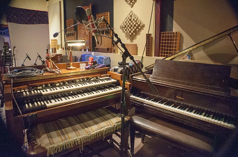 Just some of the world-class gear housed in Sawhorse Studios. - PHOTO BY KELLY GLUECK