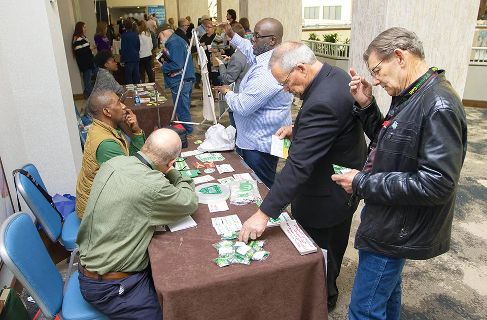 Would-be marijuana entrepreneurs flocked to CannaConStL in St. Louis this April. - ZIA NIZAMI