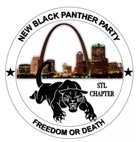 A logo of St. Louis chapter of the New Black On Panther Party, which Davis posted to Facebook on October 16, one month before his arrest. - VIA FACEBOOK