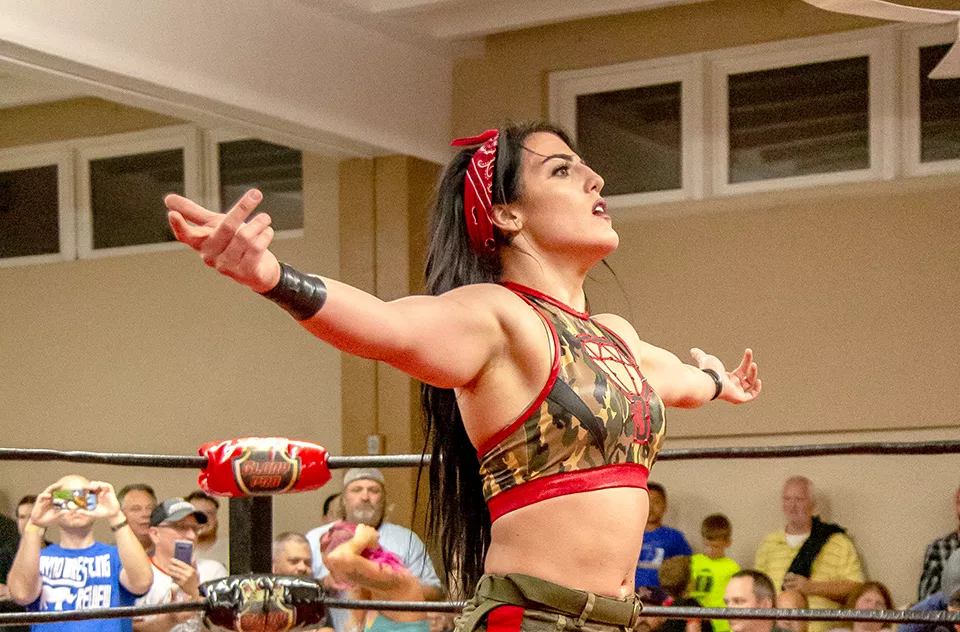 Impact Wrestling's Tessa Blanchard headlined Glory Pro's first Missouri show. - MONICA MILEUR