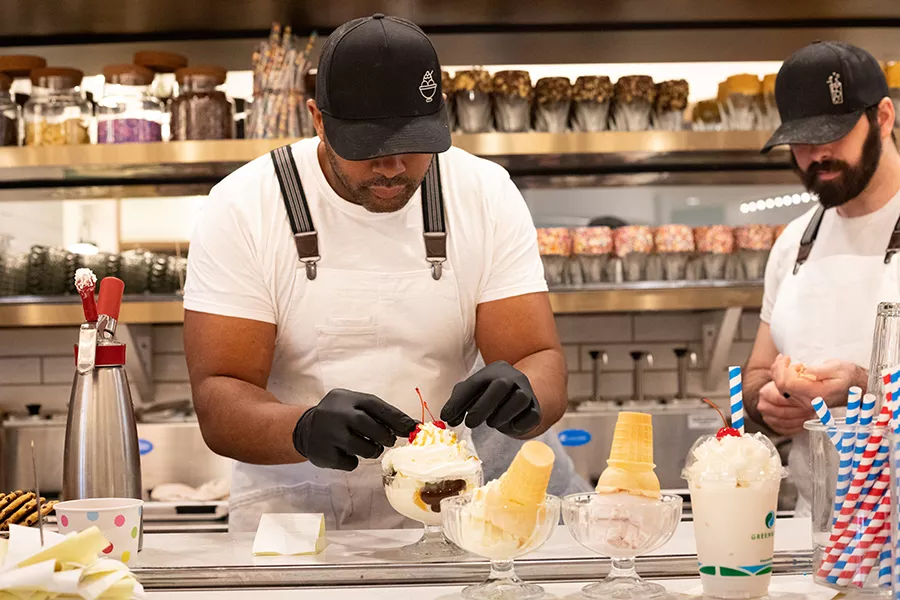 Desserts at the Soda Fountain are assembled to order. - MABEL SUEN