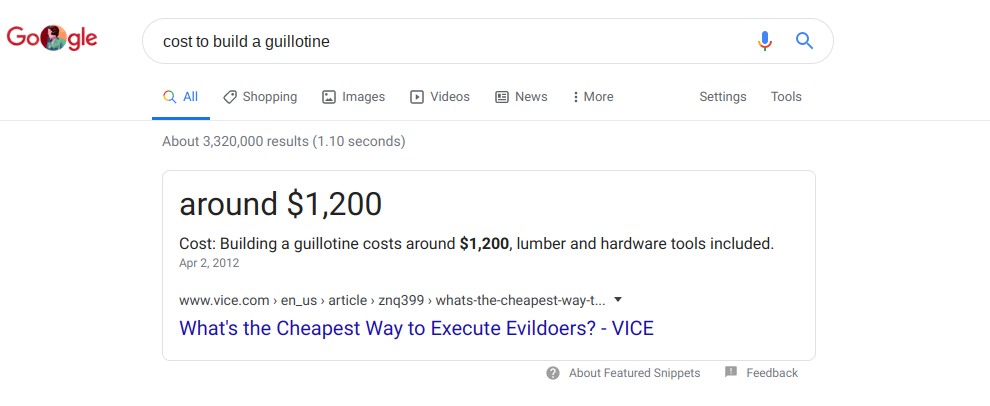 Guillotine 2020