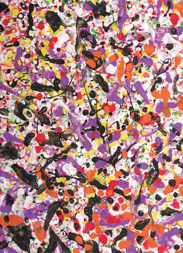 Acrylic painting on canvas, Henry Shimabukuro, 2020. - COURTESY SHIMABUKURO FAMILY