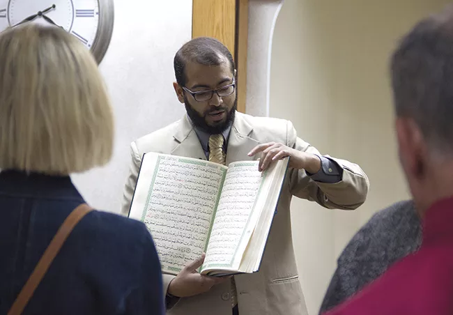"My goal isn't to change every single person's understanding of Islam; that's not my job," says Faizan Syed. - PHOTO BY DANNY WICENTOWSKI