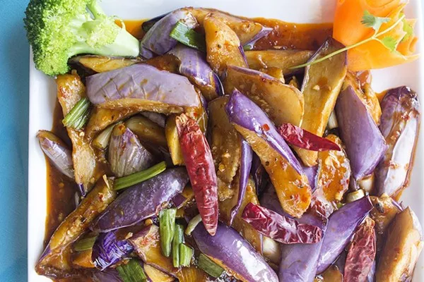 Yushiang eggplant at Webster Wok. - MABEL SUEN
