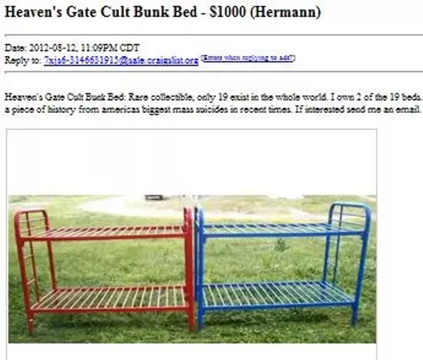 used bunk beds for sale craigslist