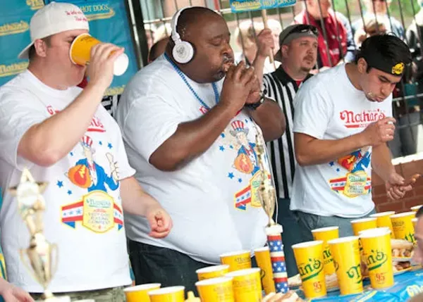 Nathan S Famous Hot Dog Eating Contest At Busch Stadium Declares A Winner Food Blog