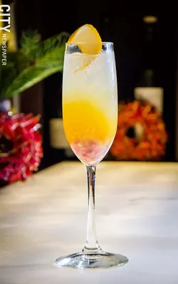 A Fancy Pants cocktail. - PHOTO BY MARK CHAMBERLIN