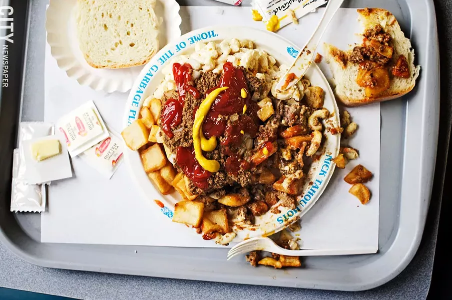 A Garbage Plate at Nick Tahou's. - FILE PHOTO