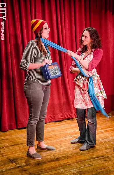 Actors in The 24-Hour Plays at Writers & Books. - PHOTO BY MARK CHAMBERLIN
