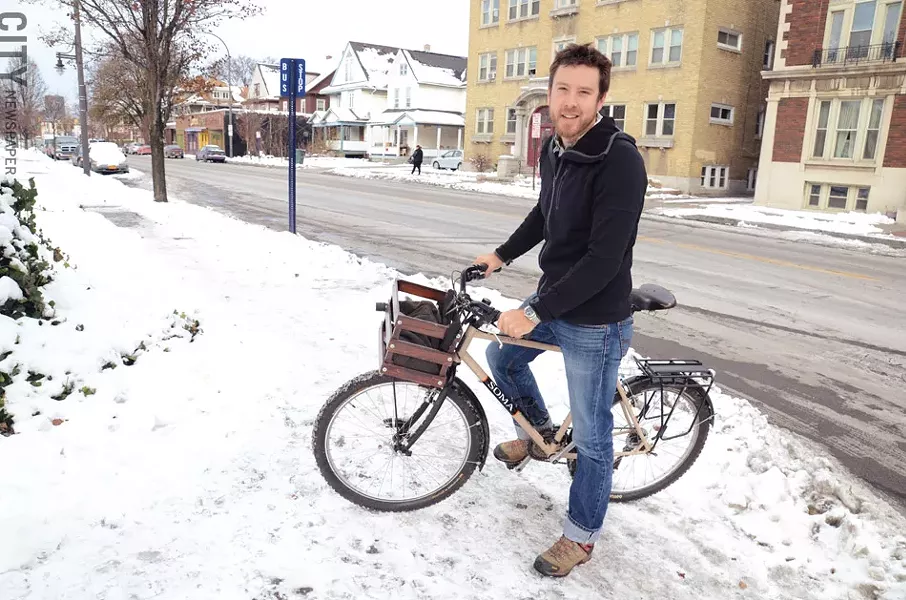 Alex Wirth of Yellew Haus Bicycles. - PHOTO BY LARISSA COE