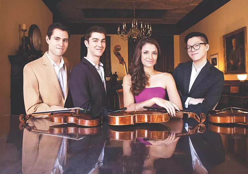 Also performing as part of Eastmans Ranlet series is the Dover String Quartet. The group will make an appearance on October 5 at Kilbourn Hall. - PHOTO PROVIDED