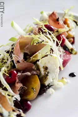 Beet salad - PHOTO BY MARK CHAMBERLIN