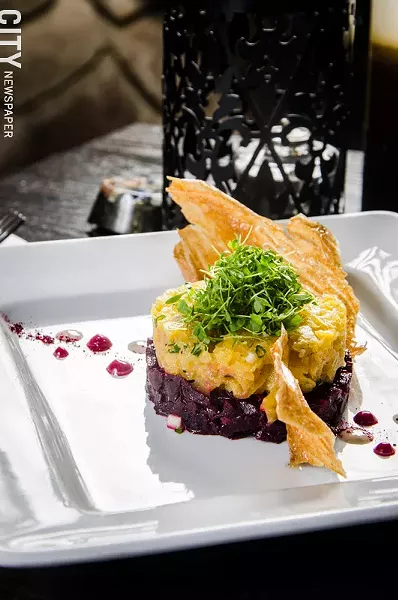 Beet Tartare at Vive. - PHOTO BY MARK CHAMBERLIN