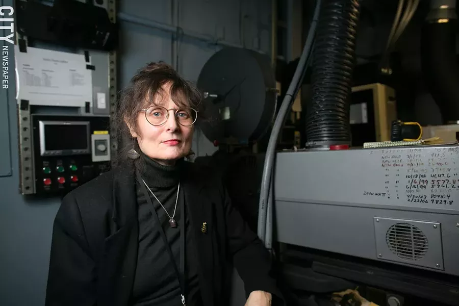 Caroline Yeager is the assistant curator of motion pictures at the George Eastman House. Digital, she says, "is changing the way we even talk about films. Is it even film anymore?" - PHOTO BY MIKE HANLON