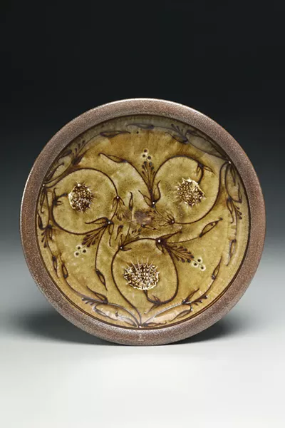 Ceramic work by Alexander Matisse, like his piece "Charger," is currently on display at the Memorial Art Gallery, alongside works by his great-grandfather, Henri Matisse. - PHOTO PROVIDED