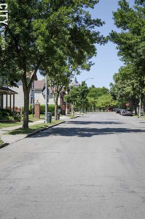 Clarissa Street as it appears today. - PHOTO BY MARK CHAMBERLIN