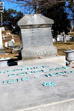 Frederick Douglass' grave. - FILE PHOTO