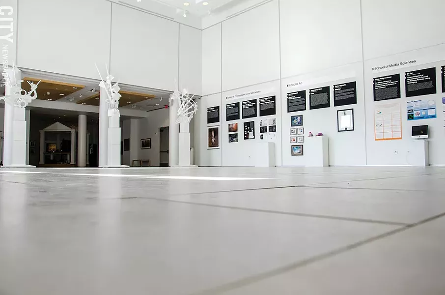 Gallery at the Vignelli Center at RIT - PHOTO BY MARK CHAMBERLIN