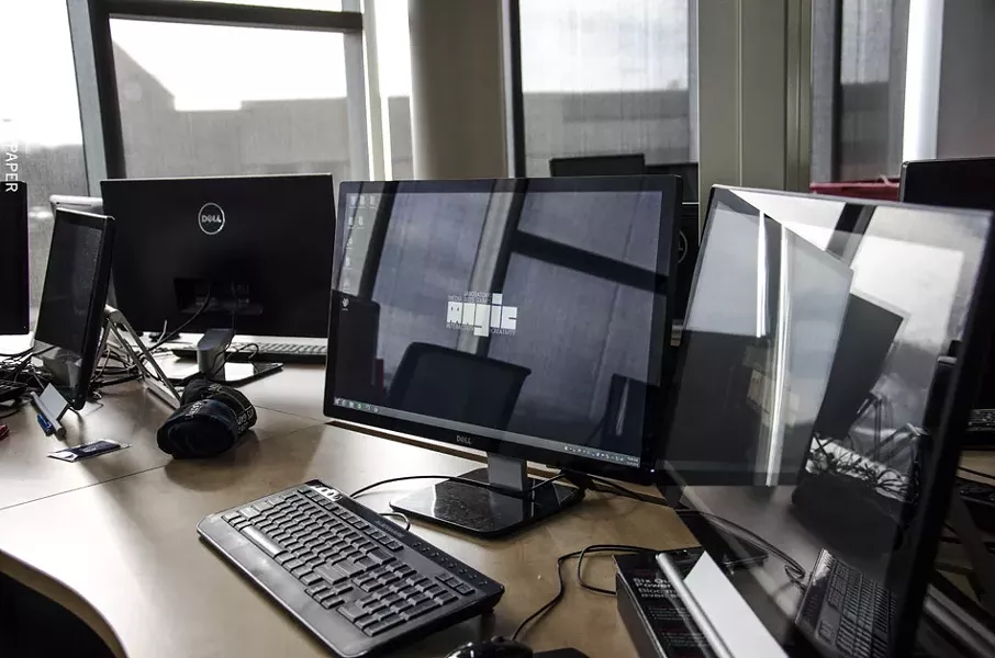 Inside RIT's MAGIC center. - PHOTO BY MARK CHAMBERLIN