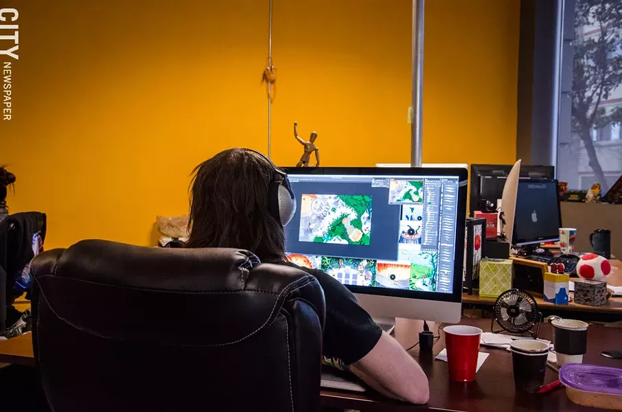 Inside Workinman. - PHOTO BY MARK CHAMBERLIN