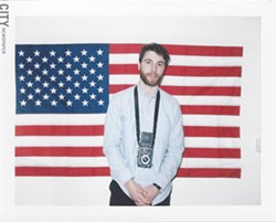 Lucas Marchal enjoys the creativity and control film allows him. [Photographed with a Polaroid Land Camera and Fuji FC100 Instant film] - PHOTO BY MIKE HANLON