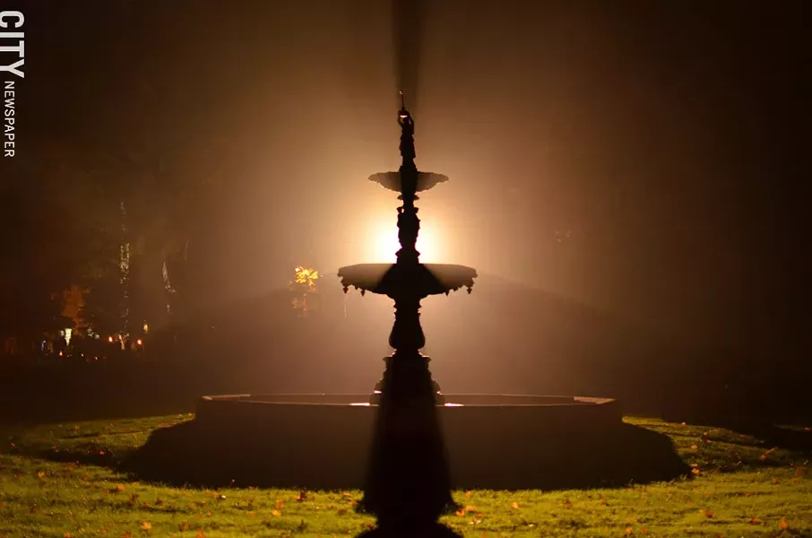 Mount Hope's cast iron fountain. - PHOTO BY MATT DETURCK