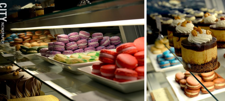 Pastries and macarons from Sarah’s Patisserie. - PHOTO BY MATT DETURCK
