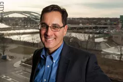 Paul Eisenstat, senior vice president of the Health Care Network Management division of Excellus Blue Cross Blue Shield. - PHOTO BY JOHN SCHLIA