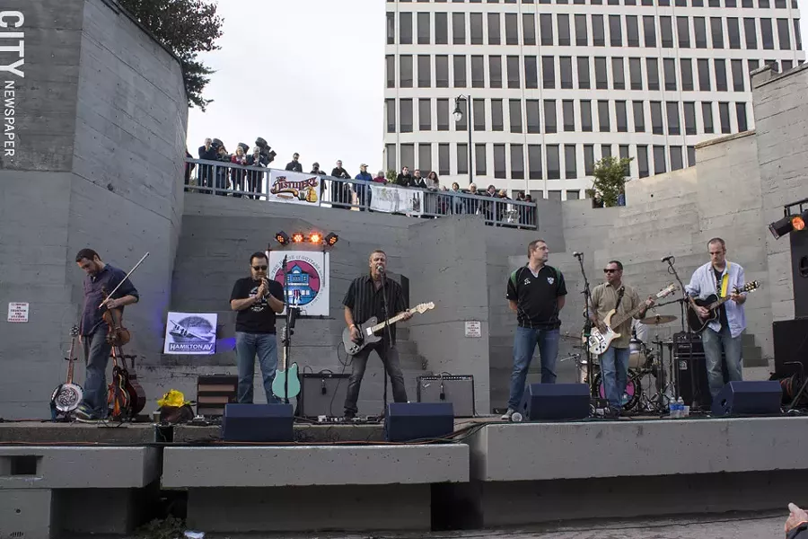Sisters of Murphy at the Manhattan Square Bowl. - PHOTO BY ASHLEIGH DESKINS