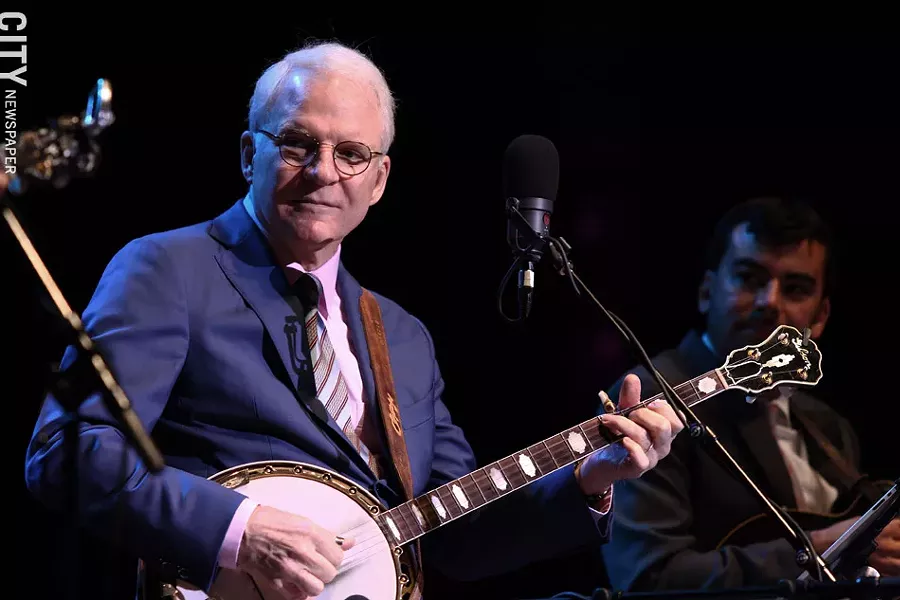 Steve Martin at the 2012 Xerox Rochester International Jazz Festival. - PHOTO BY FRANK DE BLASE